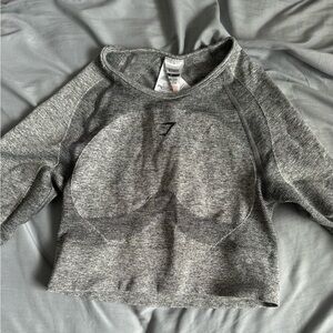 gym shark long sleeve workout top